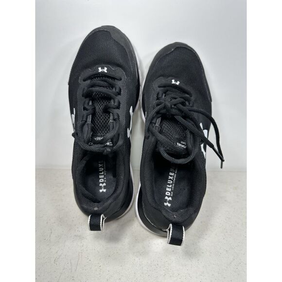 UNDER ARMOUR WOMEN'S CHARGED ASSERT 9 RUNNING SHOE BLACK WHITE SIZE 9 - Picture 5 of 8